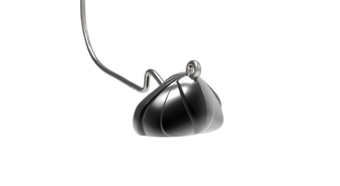 Anzóis AGR Cabeça de abanar Preto Mate 3/0