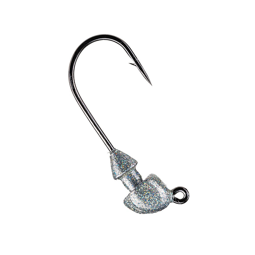 Anzóis Jig Strike King Esquadra Swimbait 14,2 g Brilho prateado