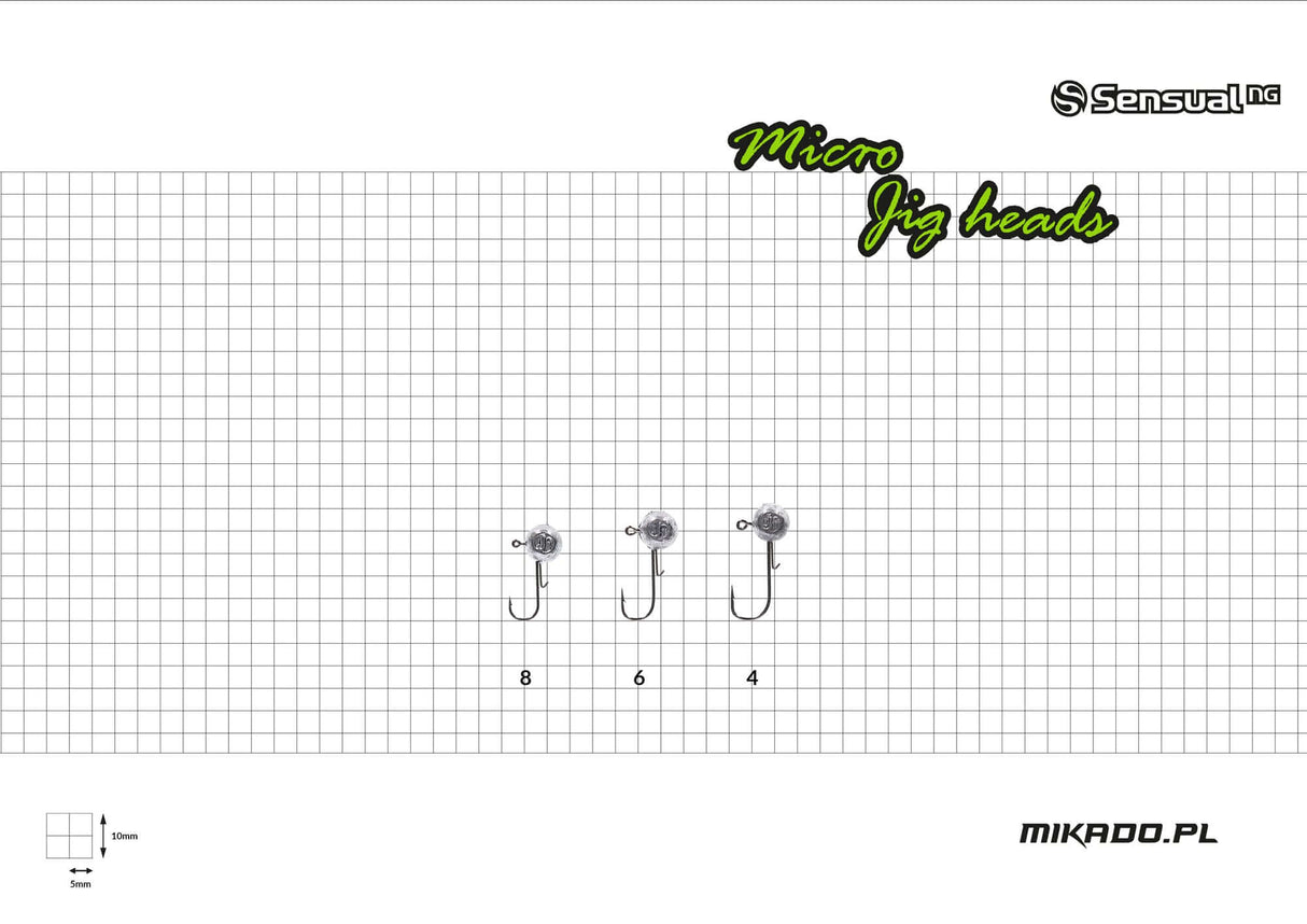 Anzóis Mikado Sensual Micro Jig Head 4g