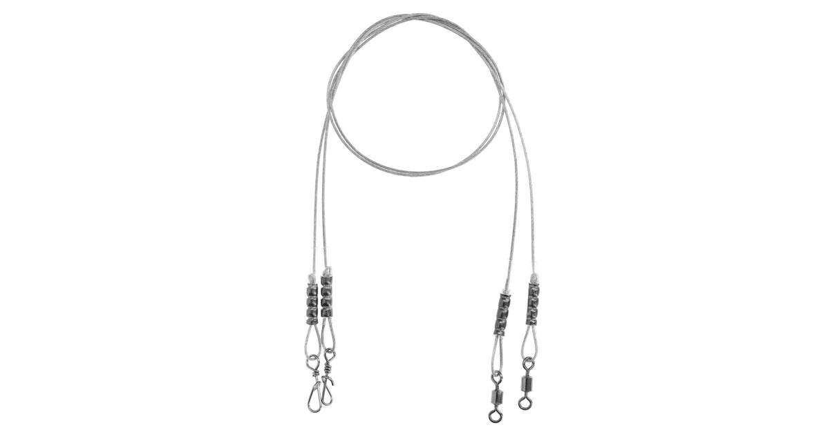 Baixo de linha de aço Mikado Jaws 25 cm/15 kg