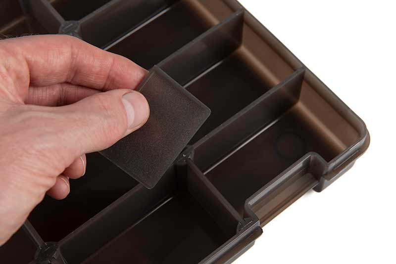 Caixa Fox Rage Stack 'N' Store Shield Storage 12 Comp. Pequeno Raso