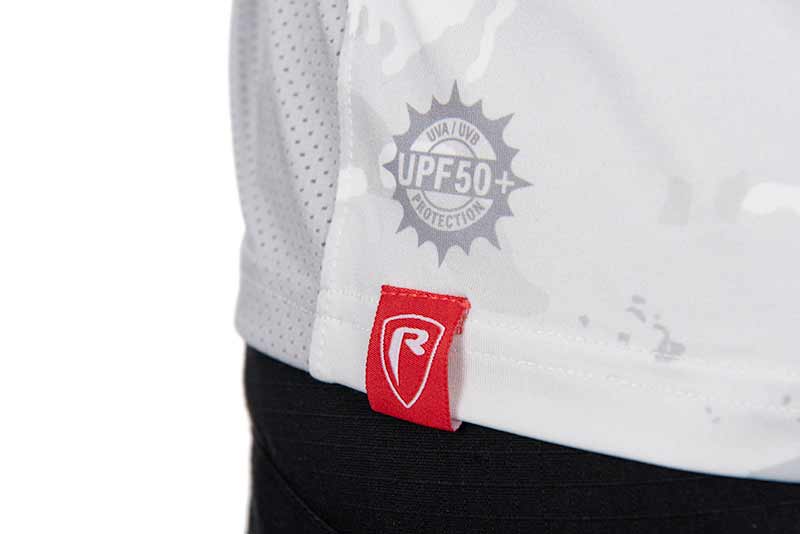 T-shirt técnica com capuz UV Fox Rage Camuflagem clara