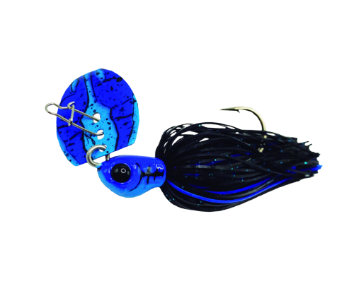 Chatterbait AGR Goliath 14g Preto Azul Craw
