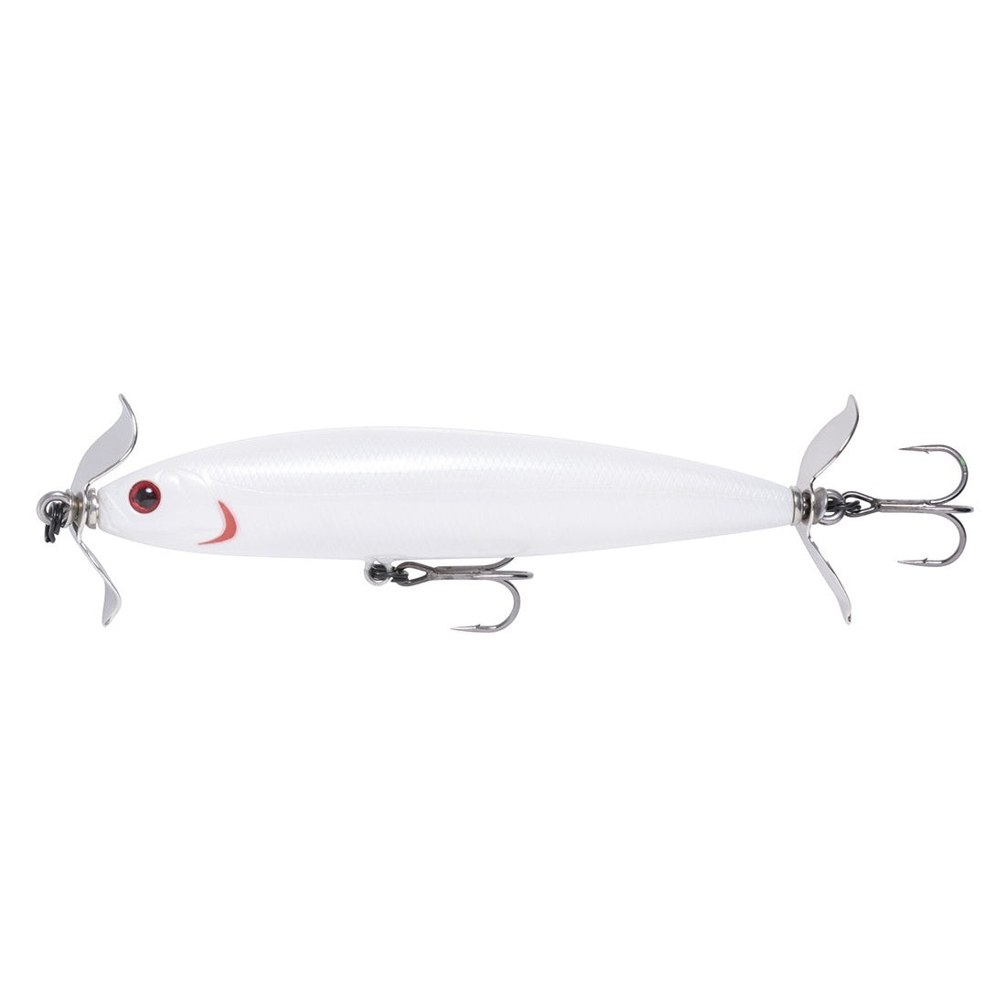 Jerkbait Hart Double Wisher 100 mm Branco Pérola