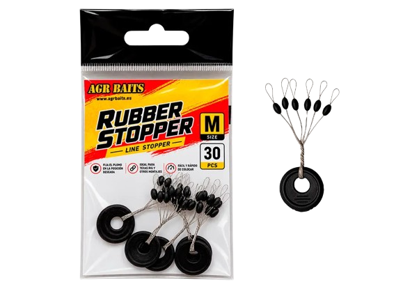 Borracha Stopper AGR M Preto