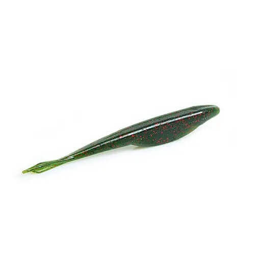 Vinil Yamamoto D-Shad 5" - 127 mm Watermelon C/Preto Floco Vermelho