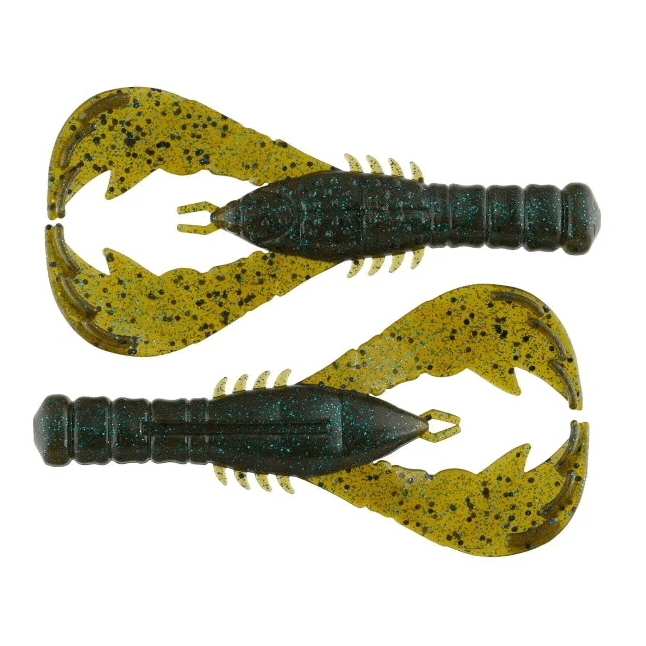 Vinil Yamamoto Yama Craw 3" - 76 mm Verde Abóbora Azul
