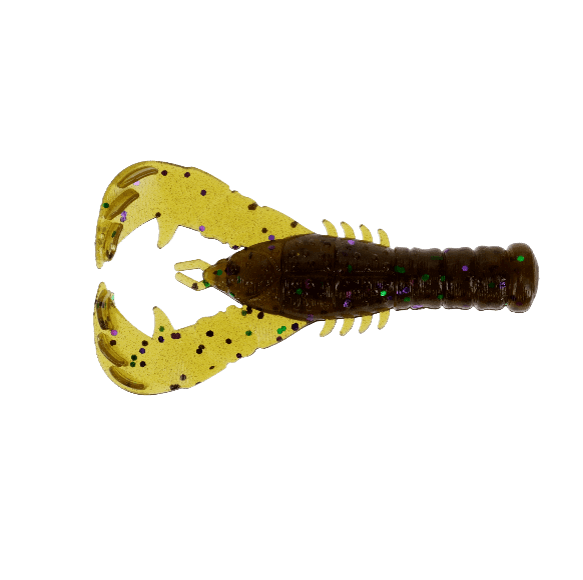 Vinil Yamamoto Yama Craw 3" - 76 mm Grande Verde Roxo
