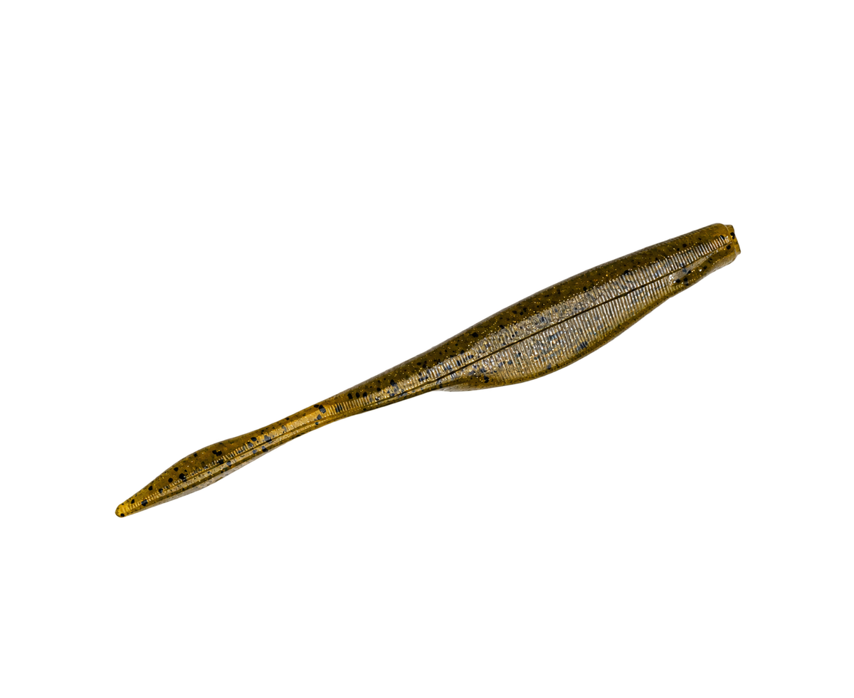 Vinil Strike King Caffeine Shad 127 mm Green Pumpkin