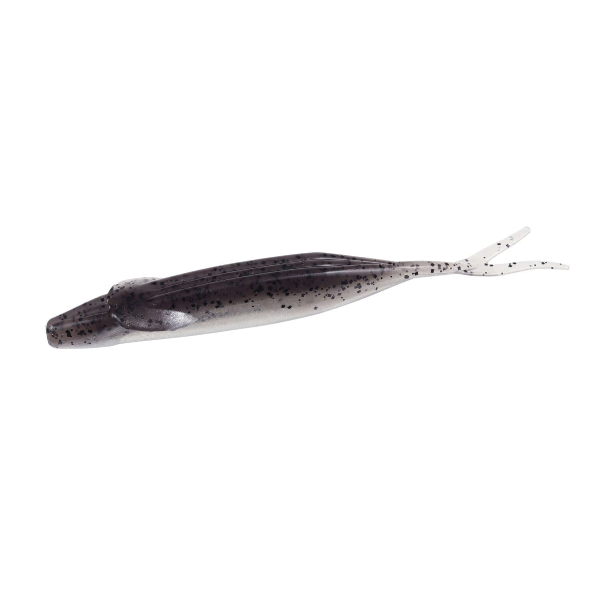 Vinil Zoom Winged Fluke 127 mm Fumo Pimenta Transparente