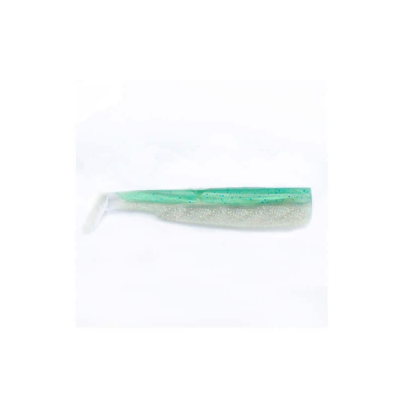 Pack Vinilos Black Minnow Nº4 140 Green Glitter SC - Tienda Bass