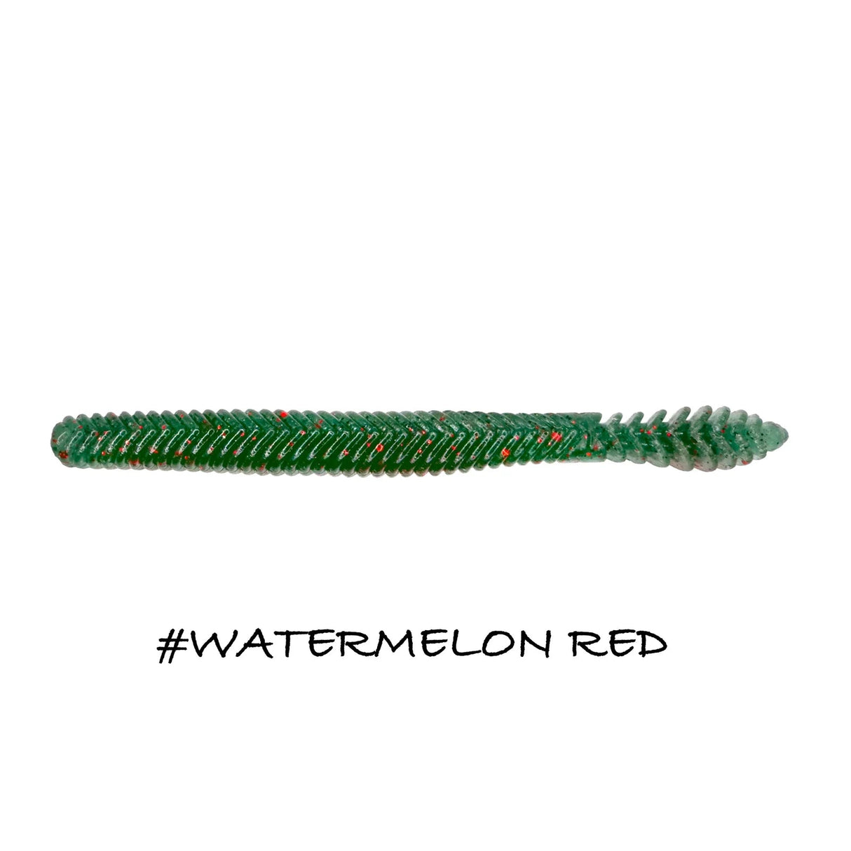 Vinilo Iberican Lures Worm 127 mm Watermelon Red - Tienda Bass