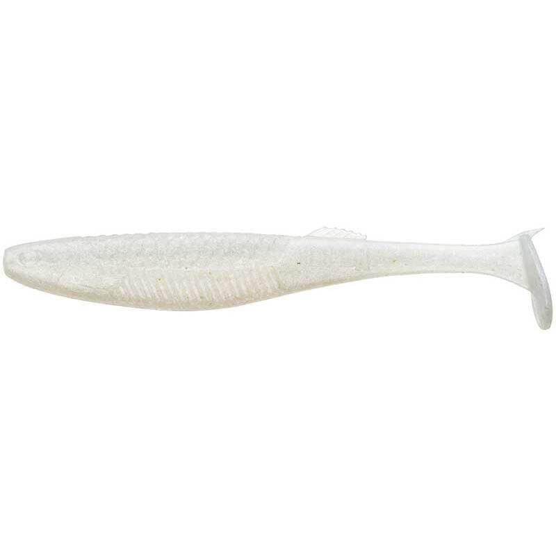 Vinilo Rapala Crushcity The Kickman 4 - 100 mm Pearl White - Tienda Bass