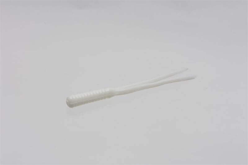 Vinilo Zoom Split Tail Trailer 90 mm White - Tienda Bass