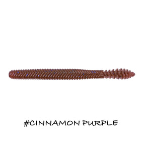 Vinilo Iberican Lures Worm 127 mm Cinnamon Purple