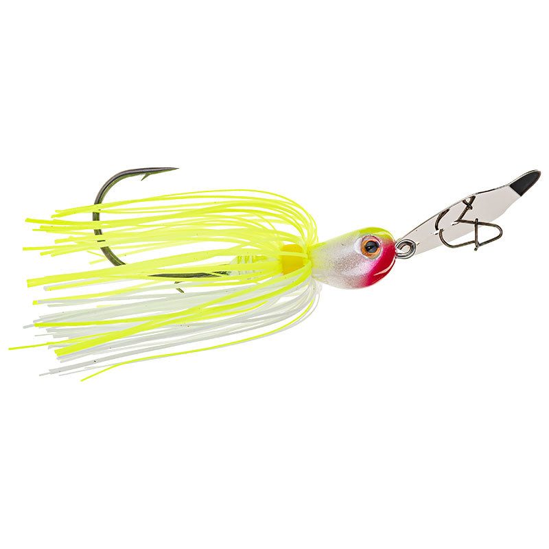 Iscas de conversa Strike King 21,3g Thunder Cricket Vibrating Swim Jig Branco Chartreuse