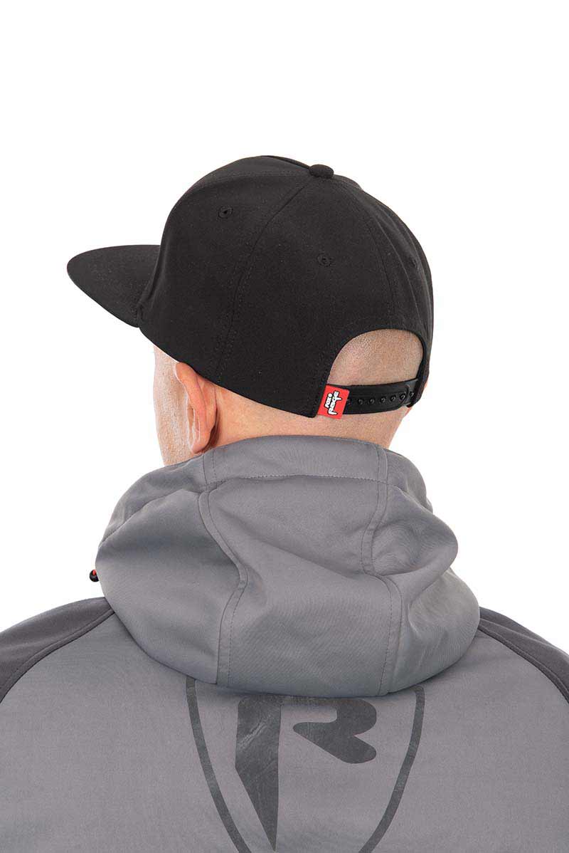 Boné Fox Rage Escudo plano Peak Preto