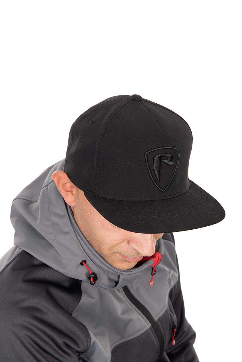 Boné Fox Rage Escudo plano Peak Preto