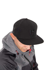 Boné Fox Rage Escudo plano Peak Preto