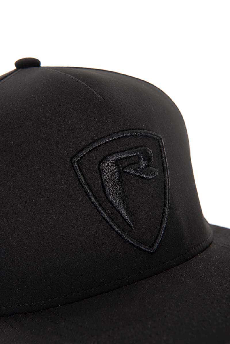 Boné Fox Rage Escudo plano Peak Preto