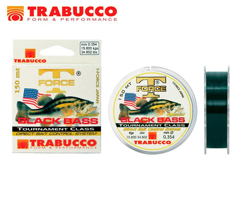 Linha Trabucco T-Force Black Bass 150 m