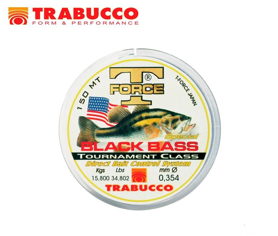 Linha Trabucco T-Force Black Bass 150 m