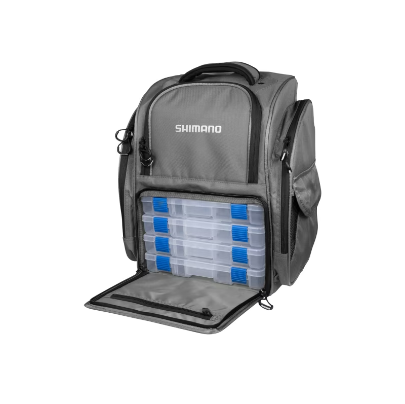 Mochila com caixas Shimano Back Pack & Tackle Caixa