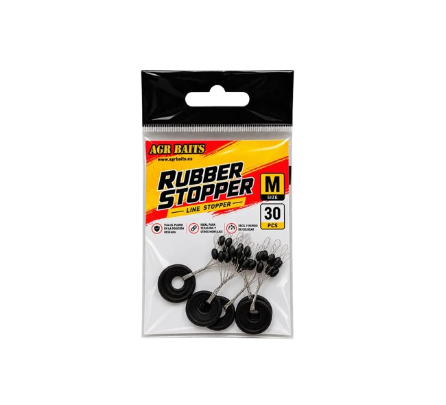 Borracha Stopper AGR M Preto