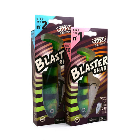 Senuelo Blaster Shad Fire Tiger