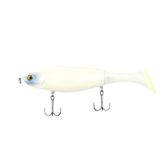 Isca articulated Shimano} Lure Yasei Hyper Hybrid S 150 mm Branco Pérola