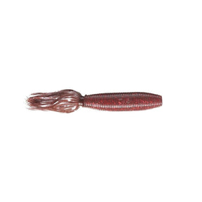 Yamamoto Fat Ika 4" fishing lure in Special Brown Indigo, designed for bass and predator fishing.