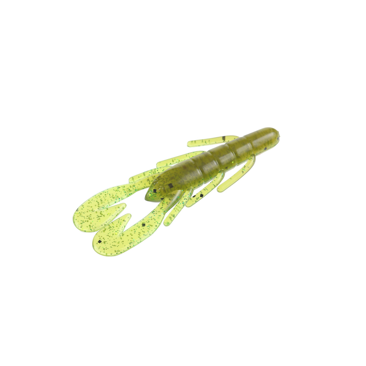 Vinil Zoom Micro Ultravibe Speed Craw 66 mm Abóbora verde Gráfico Belly