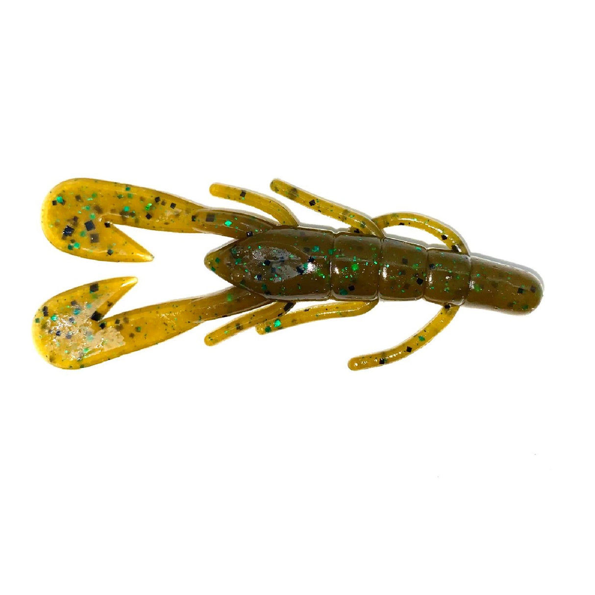 Vinil Zoom Ultra Vibe Speed Craw 90 mm Verde Abóbora Verde