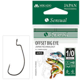Anzuelos Mikado Sensual Offset Big Eye 3/0 - Tienda Bass