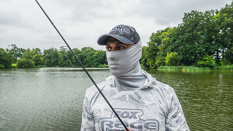 Camiseta técnica con capucha UV Fox Rage Light Camo - Tienda Bass