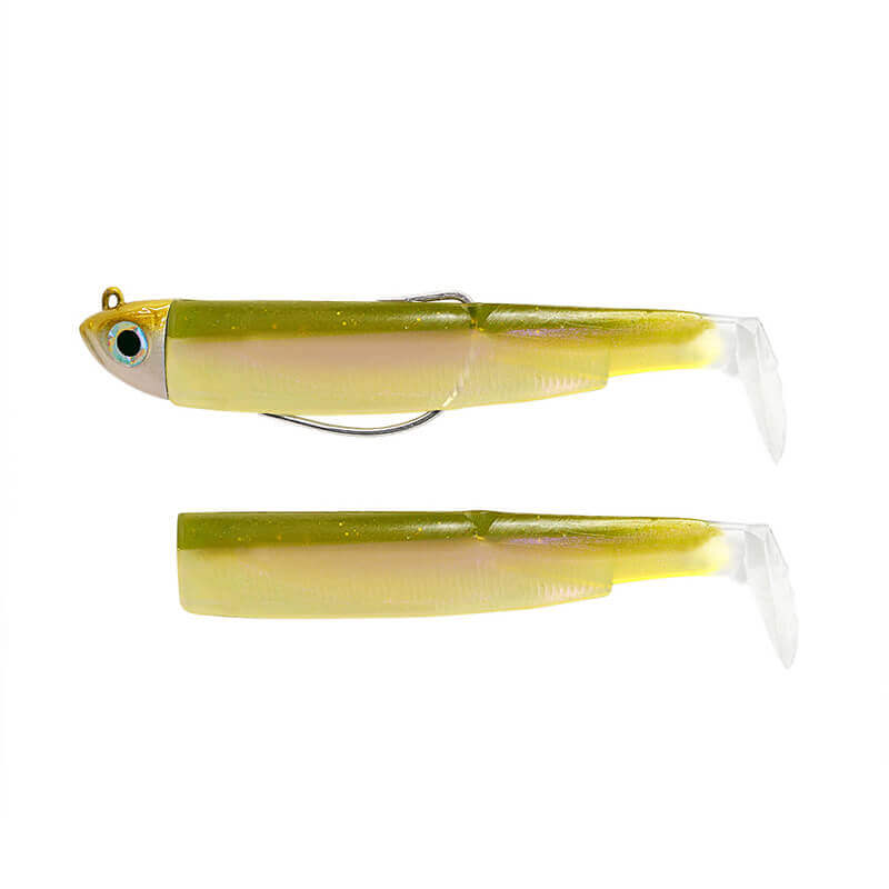 Combo Black Minnow Nº3 120 Shore 12 g Wakasagi - Tienda Bass