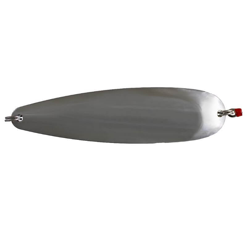Cucharilla Baitsfishing Ultrasonic Spoon 100mm 28g Silver Chrome - Tienda Bass