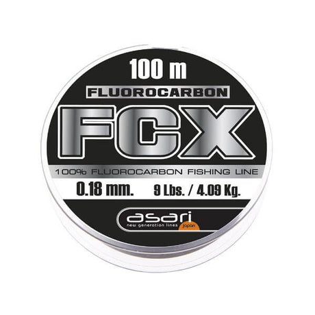 Fluorocarbono Asari FCX 100 m - Tienda Bass