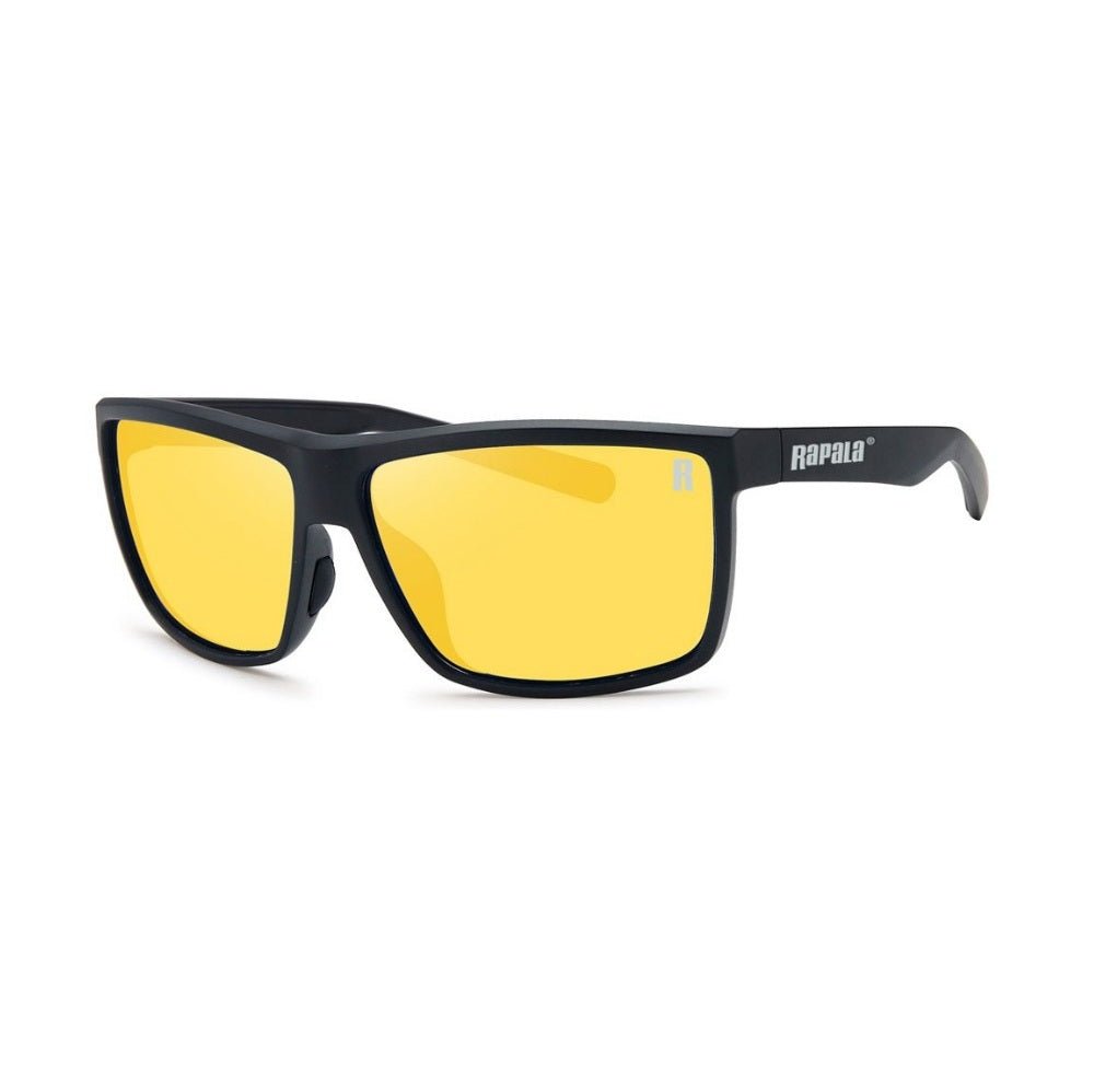 Gafas de sol polarizadas Rapala RockFish Negro Amarillo - Tienda Bass