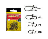 Grapas AGR Duo Lock Snap Black Nickel - Tienda Bass