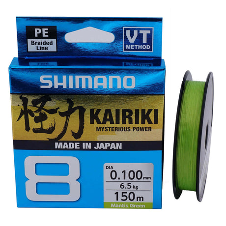 Hilo Trenzado Shimano Kairiki 8 Verde 150 m - Tienda Bass
