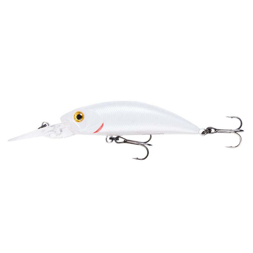 Jerkbait Hart Draco SP - DR 60 mm Pearl White - Tienda Bass