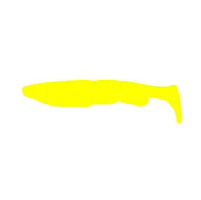 Swimbait Vinilo Alpha Hacker 7 Chartreuse - Tienda Bass