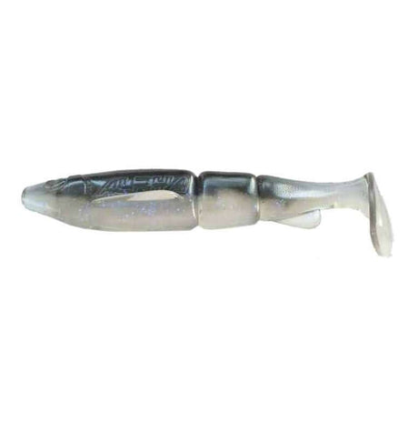 Swimbait Vinilo Alpha Hacker 8 Ghost Smoking Shad - Tienda Bass