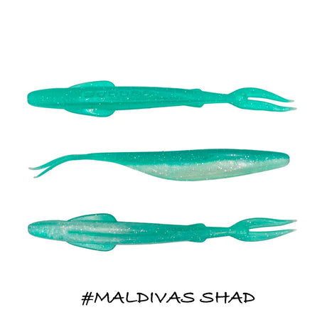 Vinilo Iberican Lures Arrow Fish 100 mm Maldivas Shad - Tienda Bass