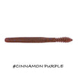 Vinilo Iberican Lures Worm 127 mm Cinnamon Purple - Tienda Bass