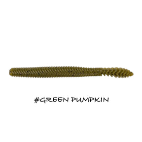 Vinilo Iberican Lures Worm 127 mm Green Pumpkin - Tienda Bass