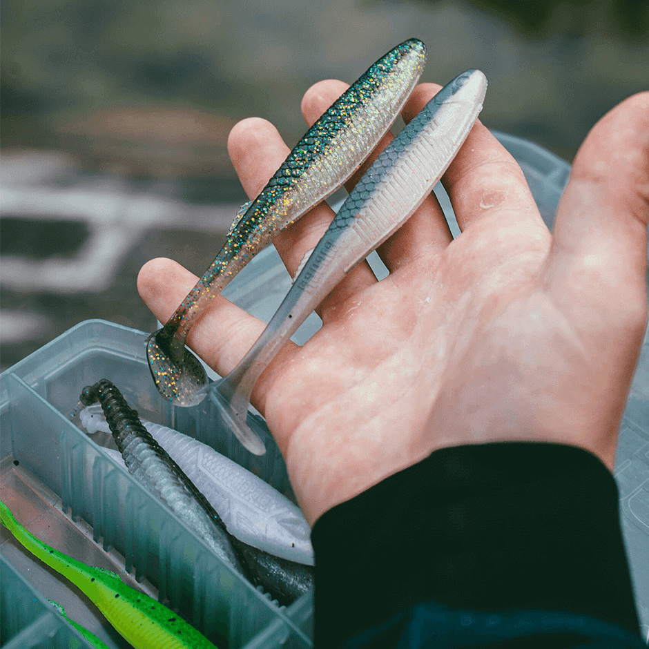 Vinilo Rapala Crushcity The Kickman 4 - 100 mm Sparkle Shad - Tienda Bass