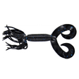 Vinilo Yamamoto Double Tail Hula Grub 5” – 127 mm Black Large Blue - Tienda Bass