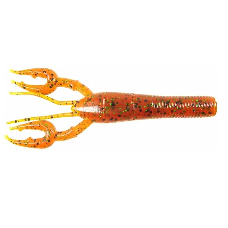 Vinilo Yamamoto Fat Baby Craw 3,75'' - 95 mm Pumpkin Black Green - Tienda Bass
